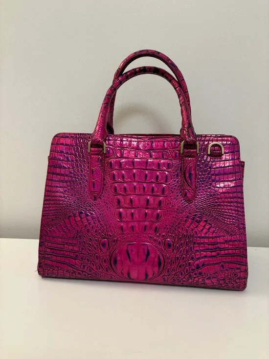 Brahmin Finley High-Voltage Satchel Bag - Picture 5 of 17